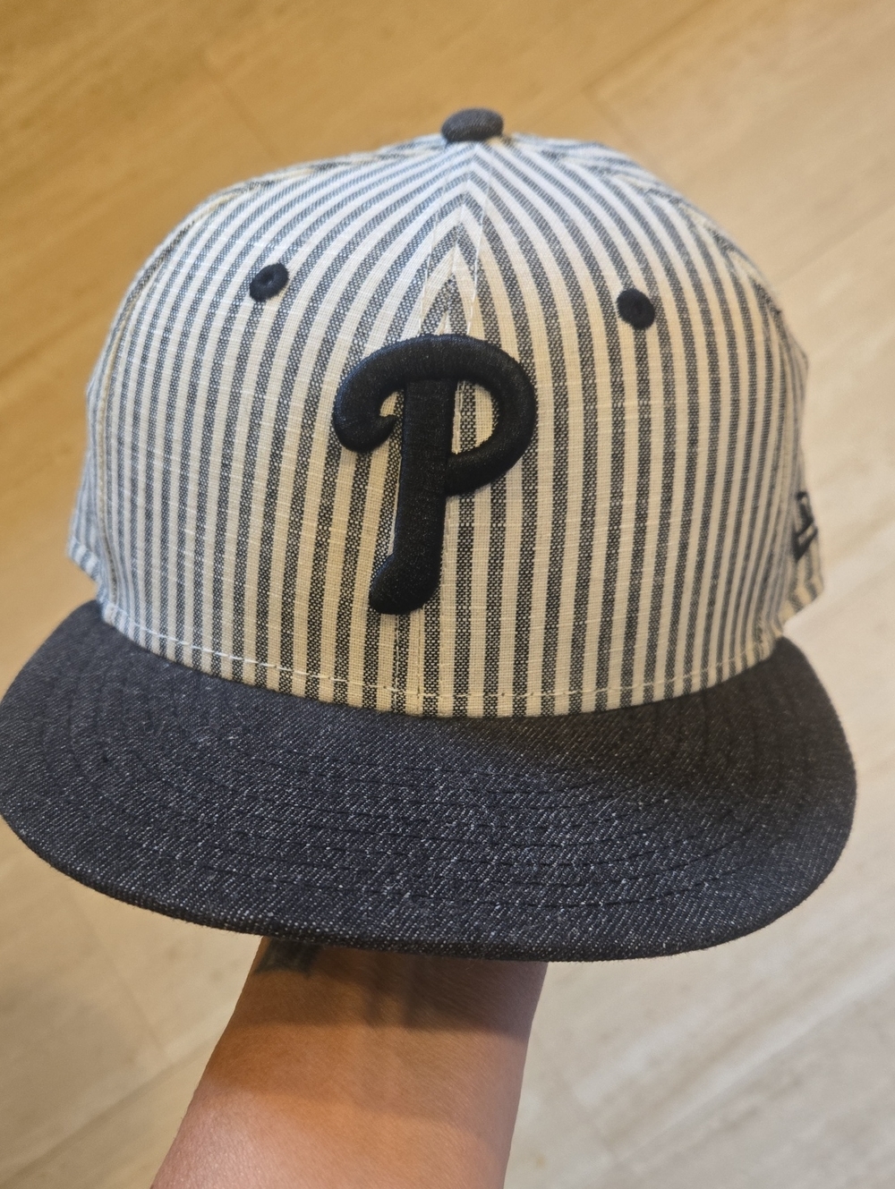 New Era Philadephia Phillies Striped Snapback Hat
